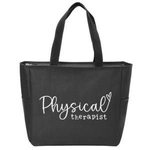 Physical Therapist Heart PT Adult Physical Therapy Student Zip Tote Bag