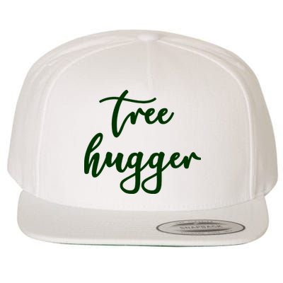 Poisonivy Tree Hugger Nature Lover Environmentalist Green Wool Snapback Cap