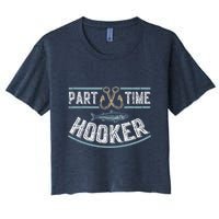 Part Time Hooker Fishing Women's Crop Top Tee