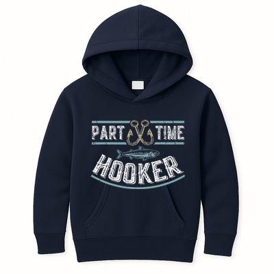 Part Time Hooker Fishing Kids Hoodie