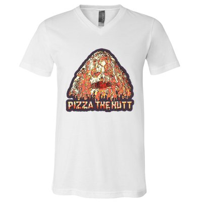 Pizza The Hutt V-Neck T-Shirt