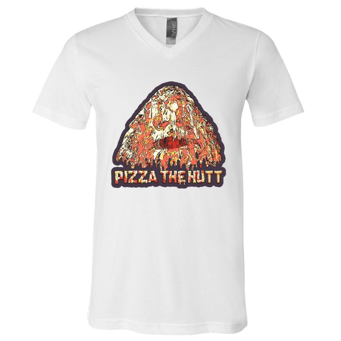 Pizza The Hutt V-Neck T-Shirt