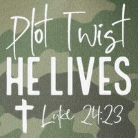 Plot Twist He Lives 2423 Jesus Easter Christian Apparel Legacy Tie Dye Trucker Hat
