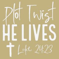 Plot Twist He Lives 2423 Jesus Easter Christian Apparel Hoodie