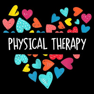 Physical Therapy Heart Love PT Doctor Therapist Nursing T-Shirt