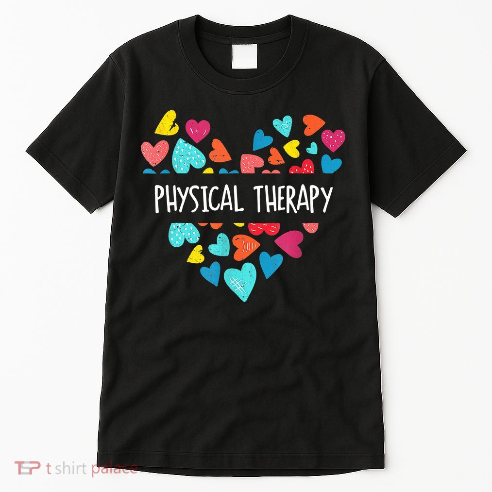 Physical Therapy Heart Love PT Doctor Therapist Nursing Tall T-Shirt