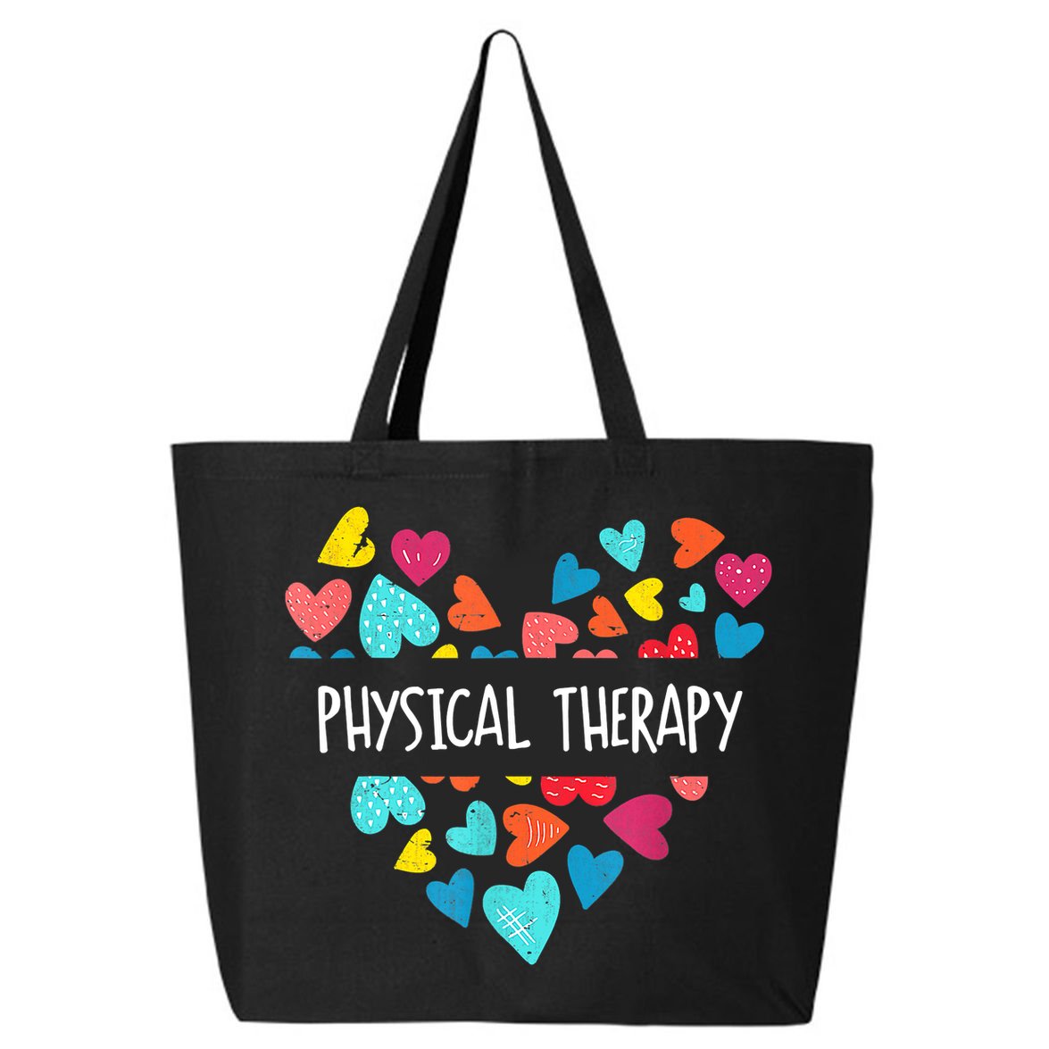 Physical Therapy Heart Love PT Doctor Therapist Nursing 25L Jumbo Tote