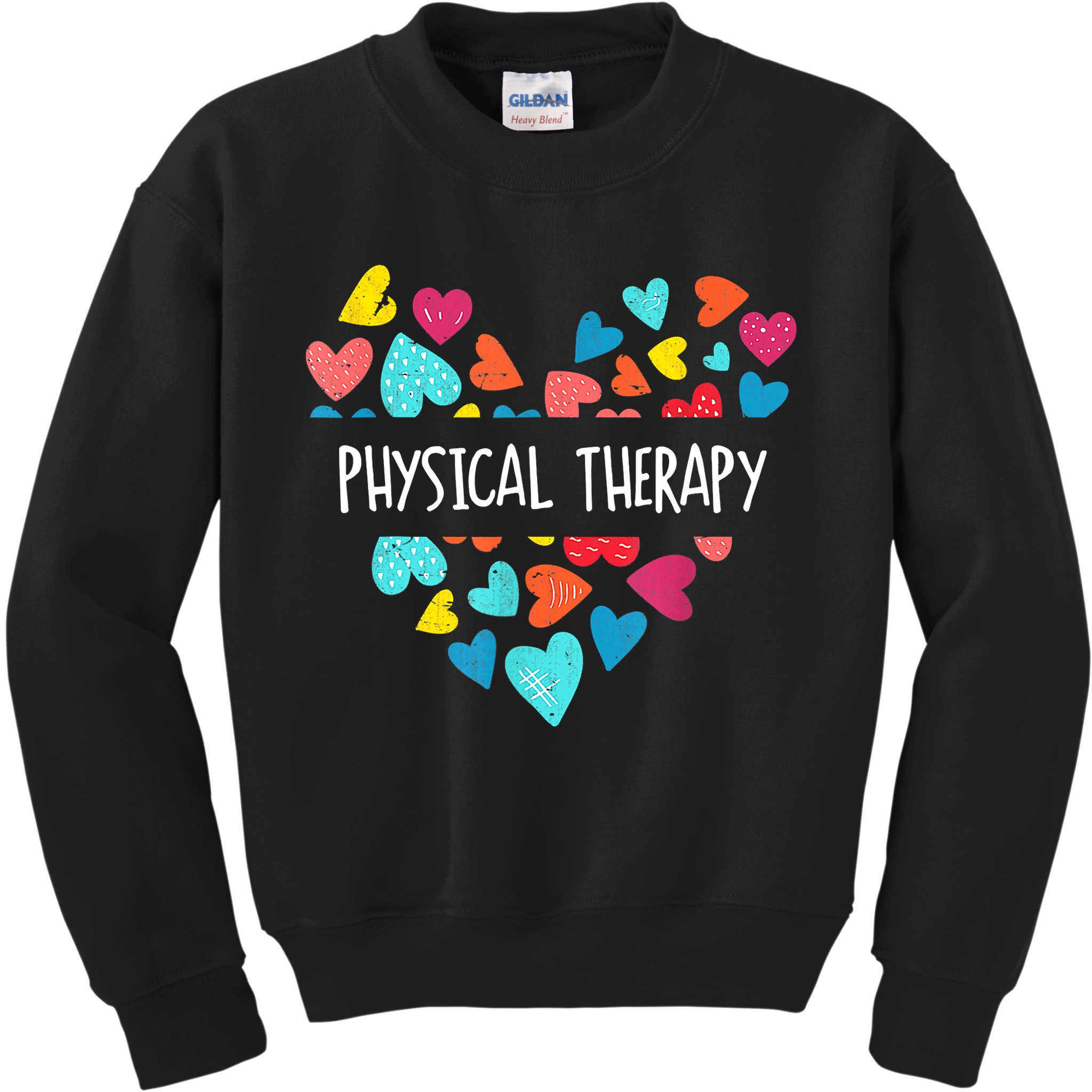 Physical Therapy Heart Love PT Doctor Therapist Nursing Kids Sweatshirt
