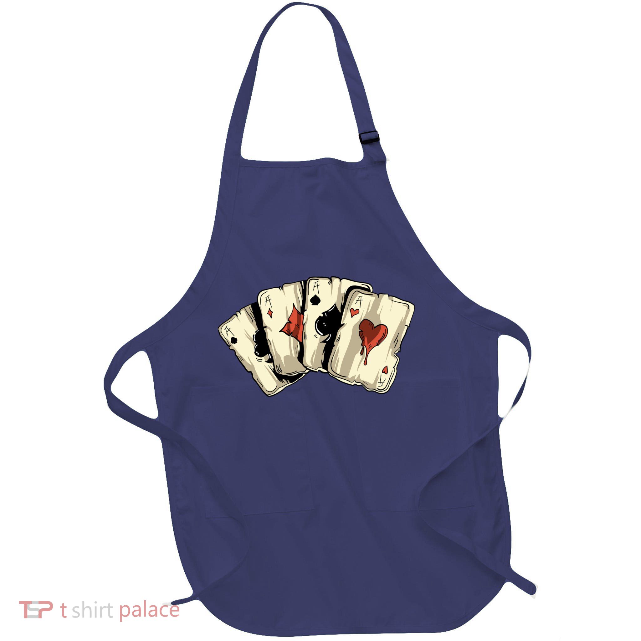 Poker Texas HoldEm Gambling Casino 4 Aces Poker Apron