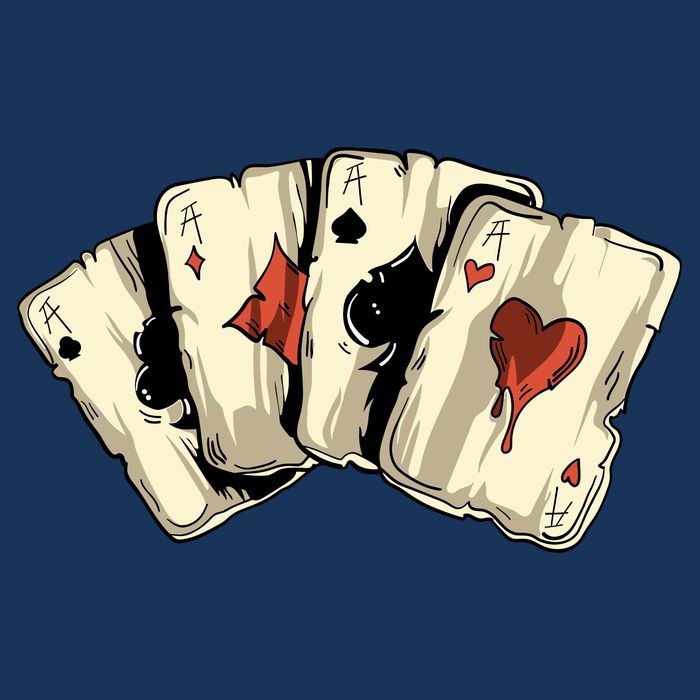 Poker Texas HoldEm Gambling Casino 4 Aces Poker Kids Hoodie
