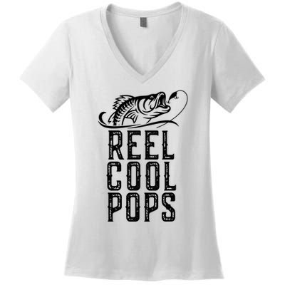 Part Time Hooker Brook Trout Funny Fishing Gifts Women's V-Neck T-Shirt