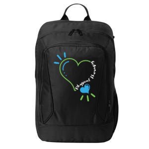 Physical Therapy Heart Physiotherapy PT Rehab Therapist Gift City Backpack