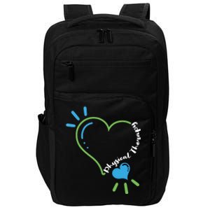 Physical Therapy Heart Physiotherapy PT Rehab Therapist Gift Impact Tech Backpack