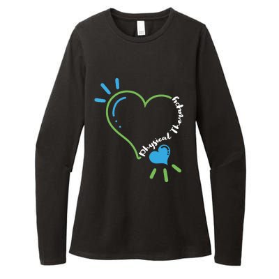 Physical Therapy Heart Physiotherapy PT Rehab Therapist Gift Womens CVC Long Sleeve Shirt