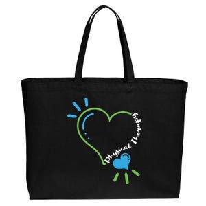 Physical Therapy Heart Physiotherapy PT Rehab Therapist Gift Cotton Canvas Jumbo Tote