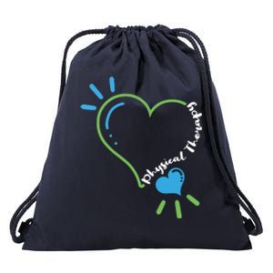 Physical Therapy Heart Physiotherapy PT Rehab Therapist Gift Drawstring Bag