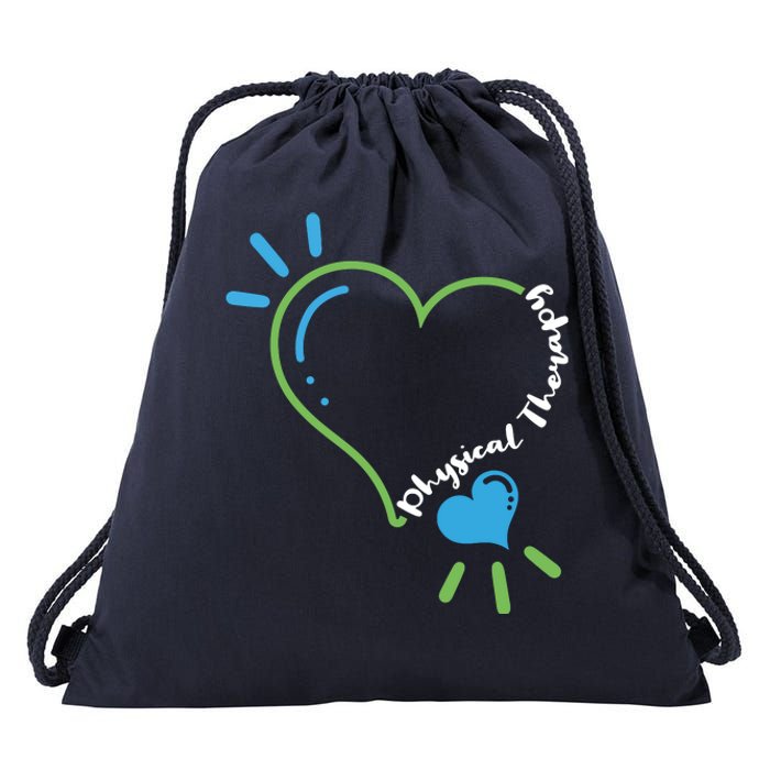 Physical Therapy Heart Physiotherapy PT Rehab Therapist Gift Drawstring Bag