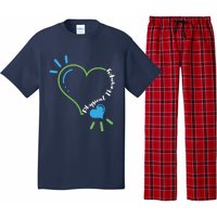 Physical Therapy Heart Physiotherapy PT Rehab Therapist Gift Pajama Set