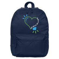 Physical Therapy Heart Physiotherapy PT Rehab Therapist Gift 16 in Basic Backpack