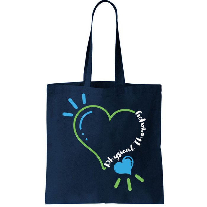 Physical Therapy Heart Physiotherapy PT Rehab Therapist Gift Tote Bag