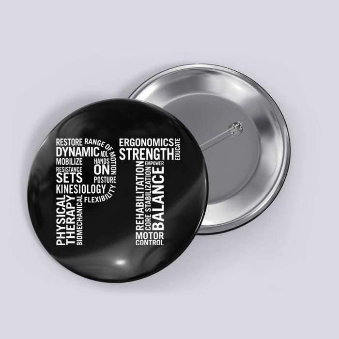 Physical Therapy Hoodie PT Month Physical Therapist Gift Button