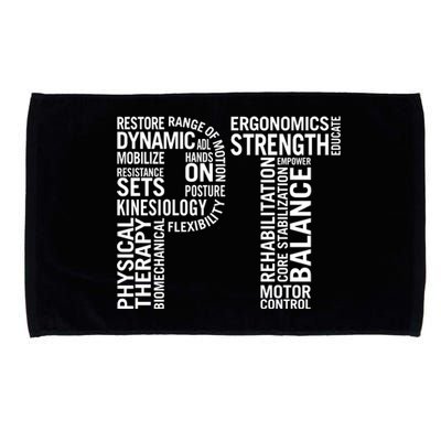 Physical Therapy Hoodie PT Month Physical Therapist Gift Microfiber Hand Towel