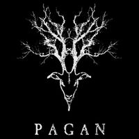 Pagan Tree Horn Goat . Distressed Vintage Style . 7-Panel Snapback Hat