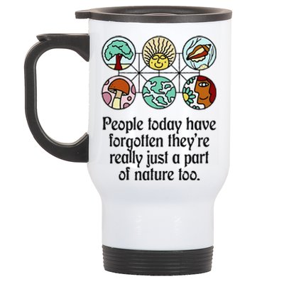 People Today Have Forgotten TheyRe Really Just Funny Design Stainless Steel Travel Mug