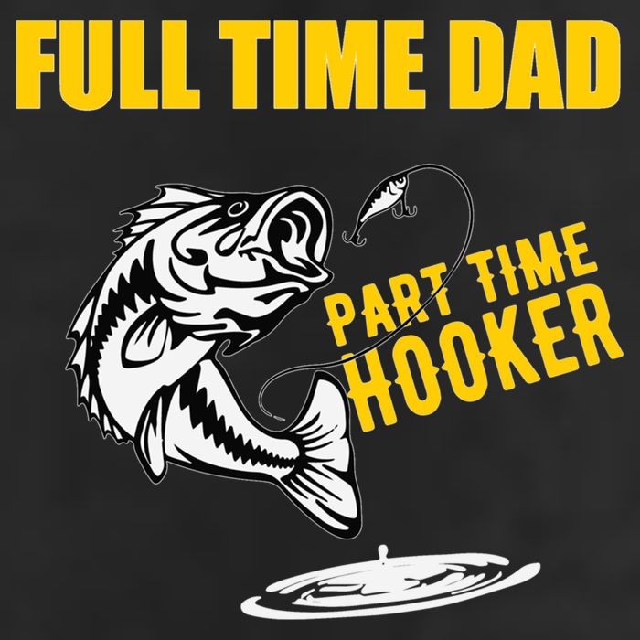 Part Time Hooker Full Time Dad Jokes Fathers Day Fishing Cute Gift 11oz C Handle Ceramic Mug