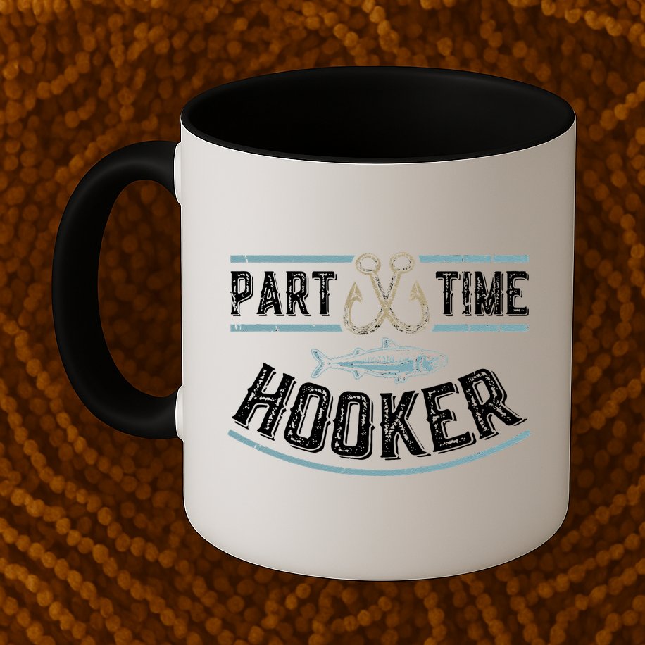 Part Time Hooker Fishing Mug