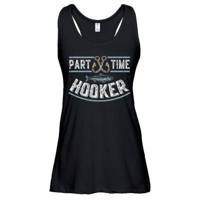 Part Time Hooker Fishing Ladies Essential Flowy Tank