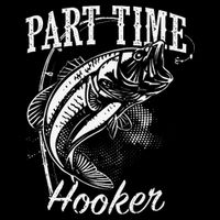 Part Time Hooker Fishing 7-Panel Snapback Hat