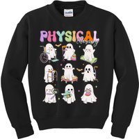 Physical Therapy Halloween Boo Ghost Spooky Season Kids Sweatshirt