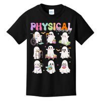 Physical Therapy Halloween Boo Ghost Spooky Season Kids T-Shirt