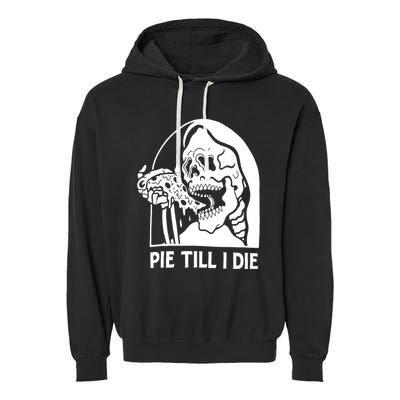 Pie Til I Die Grim Reaper Garment-Dyed Fleece Hoodie
