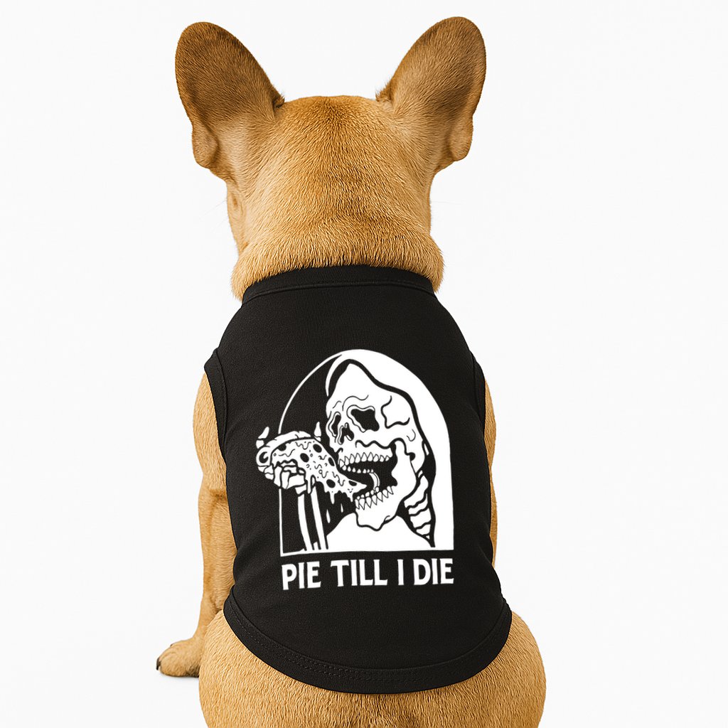 Pie Til I Die Grim Reaper Doggie Tank