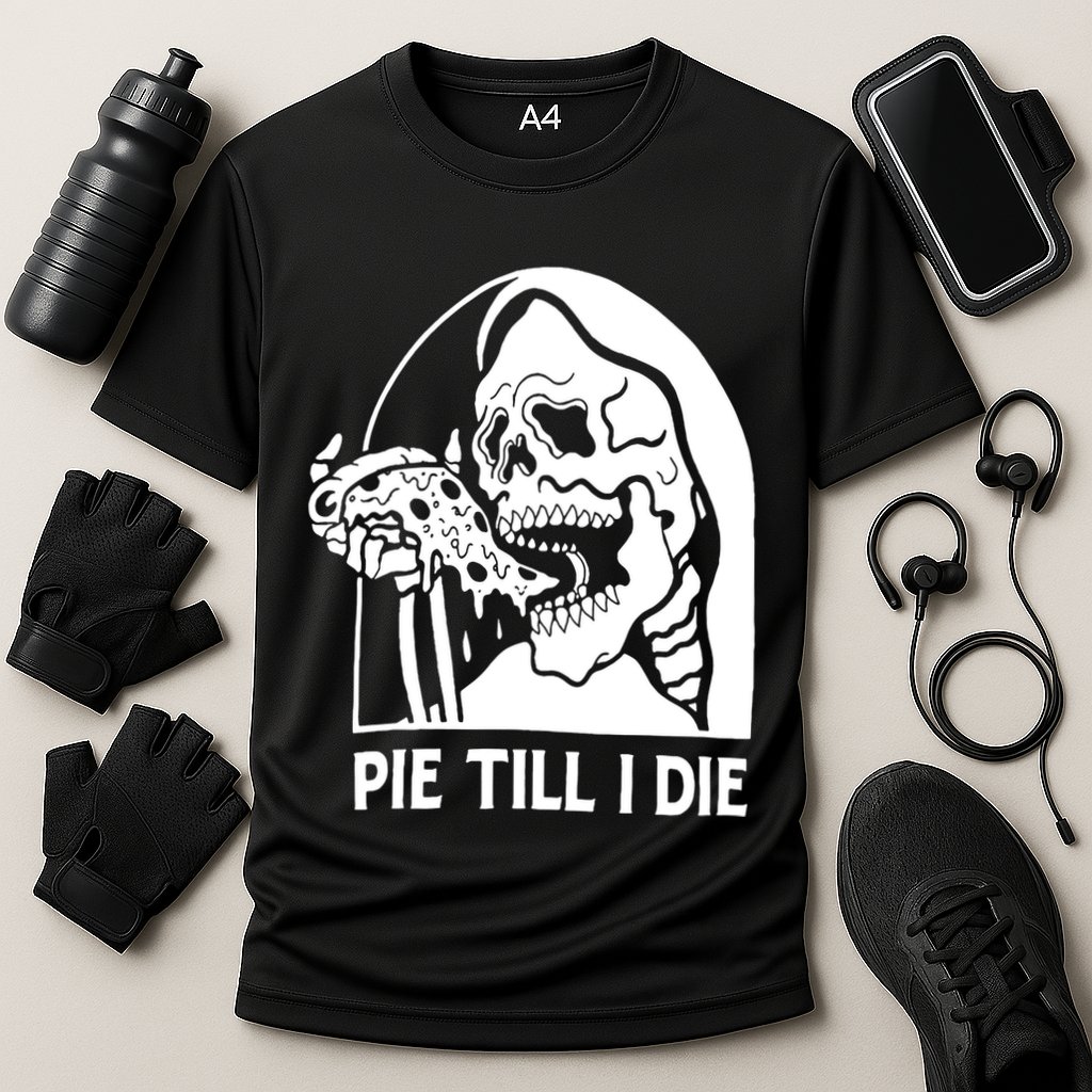 Pie Til I Die Grim Reaper Performance Shirt