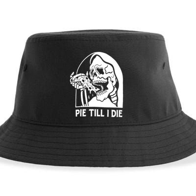 Pie Til I Die Grim Reaper Sustainable Bucket Hat