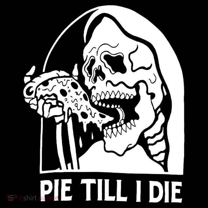 Pie Til I Die Grim Reaper Bucket Hat