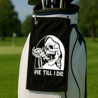 Pie Til I Die Grim Reaper Golf Towel