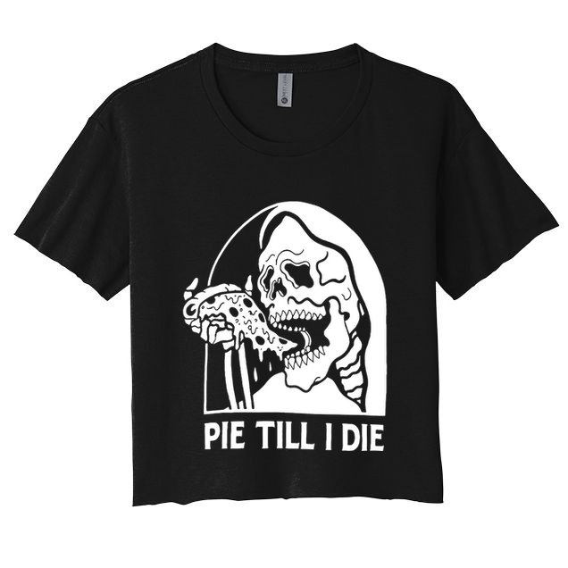 Pie Til I Die Grim Reaper Crop Top