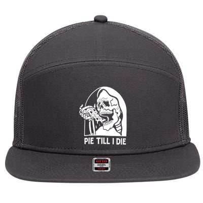 Pie Til I Die Grim Reaper 7 Panel Mesh Trucker Snapback Hat