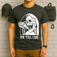 Pie Til I Die Grim Reaper T-Shirt