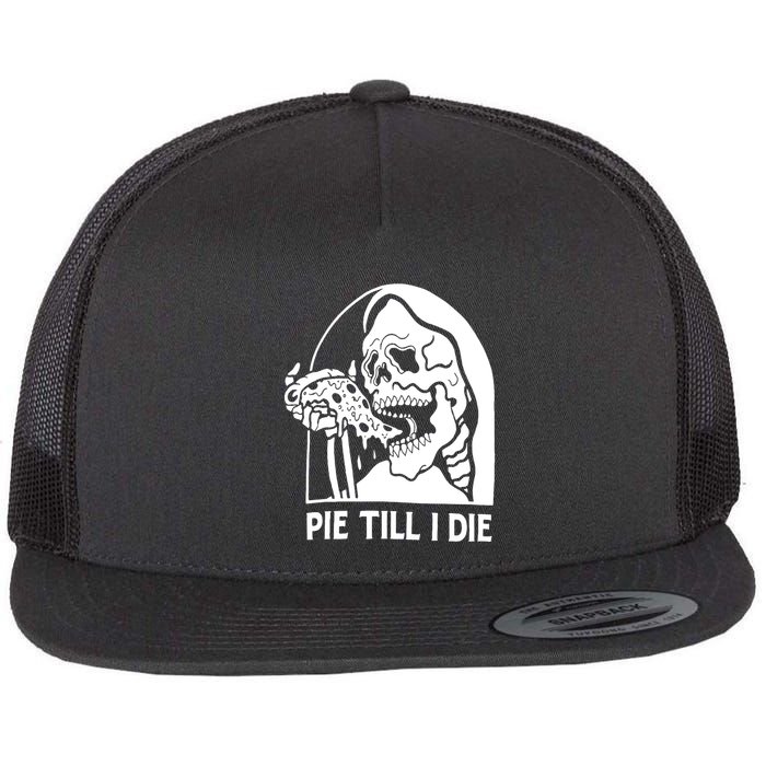 Pie Til I Die Grim Reaper Flat Bill Trucker Hat