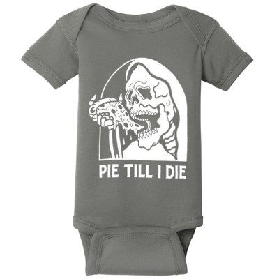 Pie Til I Die Grim Reaper Baby Bodysuit