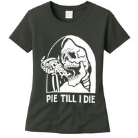 Pie Til I Die Grim Reaper Womens T-Shirt