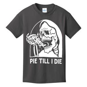 Pie Til I Die Grim Reaper Kids T-Shirt