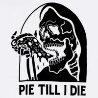 Pie Til I Die Grim Reaper Garment-Dyed Sweatshirt