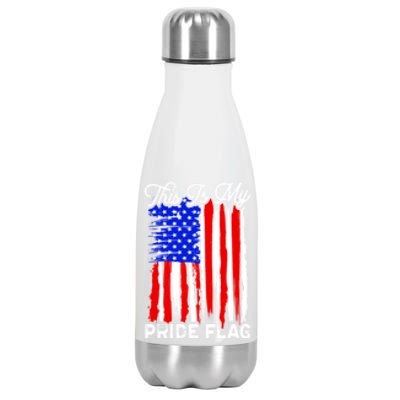 Patriotic This Is My Pride Flag Usa American 4th Of July Gift Stainless Steel Insulated Water Bottle