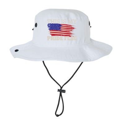 Patriotic This Is My Pride Flag Usa American 4th Of July Gift Legacy Cool Fit Booney Bucket Hat